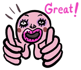 Dookdui The Crazy Octopus sticker #3273899