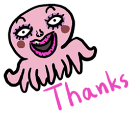 Dookdui The Crazy Octopus sticker #3273903
