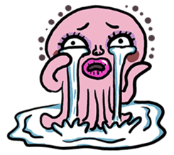 Dookdui The Crazy Octopus sticker #3273911