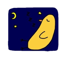 Pleasant chick sticker #3274211