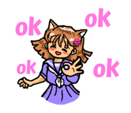 I'm cat daughter, gate sticker #3274290