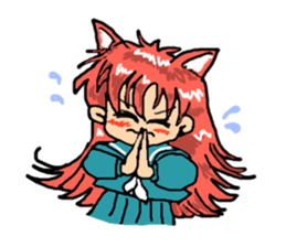 I'm cat daughter, gate sticker #3274305