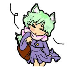 I'm cat daughter, gate sticker #3274328