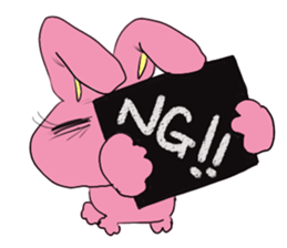 CUTE BABY RABBIT sticker #3274683