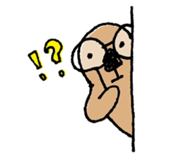 Sea otter like Amoeba sticker #3275513