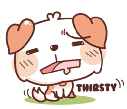 Chubby Cat & Puffy Dog (EN) sticker #3276039