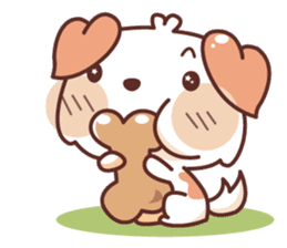 Chubby Cat & Puffy Dog (EN) sticker #3276040
