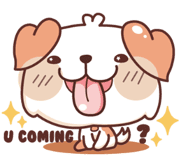 Chubby Cat & Puffy Dog (EN) sticker #3276055