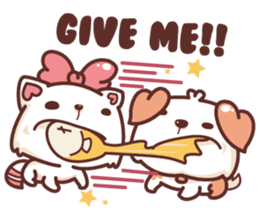Chubby Cat & Puffy Dog (EN) sticker #3276072
