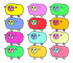 Colorful animals Z 2 sticker #3277189