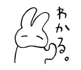 reaction of rabbit sticker #3277208