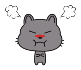 Gray cat of a haineko sticker #3277682