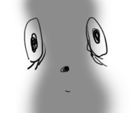 Darkness and rabbit sticker #3278251