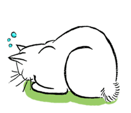 Ukiyohe Cat sticker #3278524
