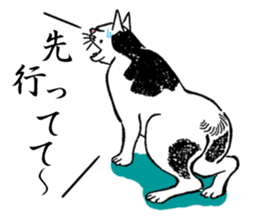 Ukiyohe Cat sticker #3278541