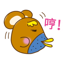 Chick-Bear "Simplified Chinese version" sticker #3278655