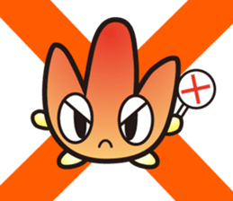 A toadstool uses a viperous language. sticker #3278844