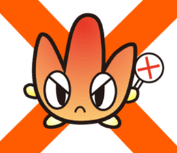 A toadstool uses a viperous language. sticker #3278844