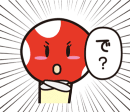 A toadstool uses a viperous language. sticker #3278857