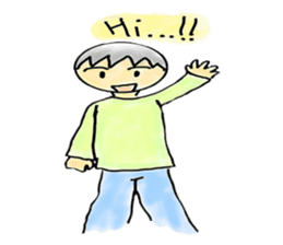 pastel boy sticker #3279001