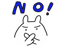 The cute white dog sticker #3279199