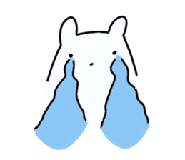 The cute white dog sticker #3279204