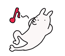 The cute white dog sticker #3279216