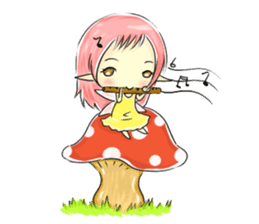 pixie of the forest sticker #3279428
