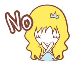 Princess Blue (En) sticker #3279675