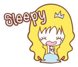 Princess Blue (En) sticker #3279689