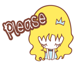 Princess Blue (En) sticker #3279696