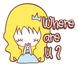 Princess Blue (En) sticker #3279700