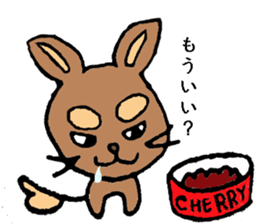 CHERRY of my lovely pet dog sticker #3279820