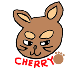 CHERRY of my lovely pet dog sticker #3279823