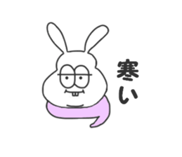 Thick rabbit 2 sticker #3280010