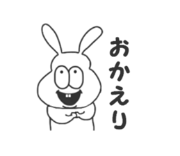 Thick rabbit 2 sticker #3280015