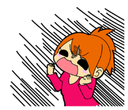 Every day of the three-person daughter. sticker #3280125