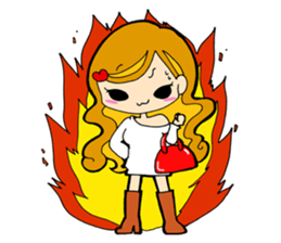 Every day of the three-person daughter. sticker #3280133