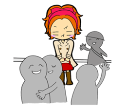 Every day of the three-person daughter. sticker #3280140