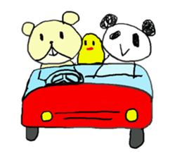 cute kawaii animal sticker sticker #3281047