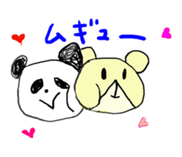 cute kawaii animal sticker sticker #3281051
