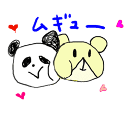 cute kawaii animal sticker sticker #3281051