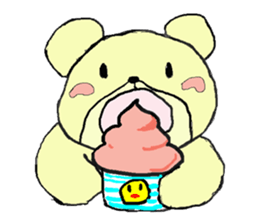 cute kawaii animal sticker sticker #3281062