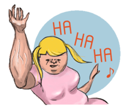 pigtails girl! sticker #3281554