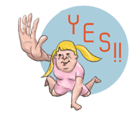 pigtails girl! sticker #3281567