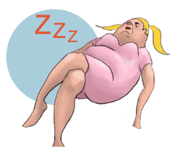 pigtails girl! sticker #3281587