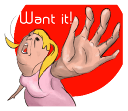 pigtails girl! sticker #3281593