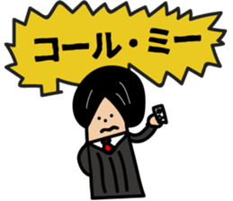 The thumb businessman sticker #3281596