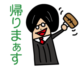 The thumb businessman sticker #3281597