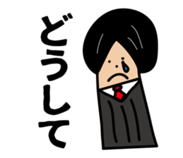 The thumb businessman sticker #3281598